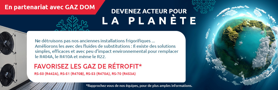 Favorisez les gaz de rétrofit Gazdom vous aide dans vos actions pour protéger l'écologie